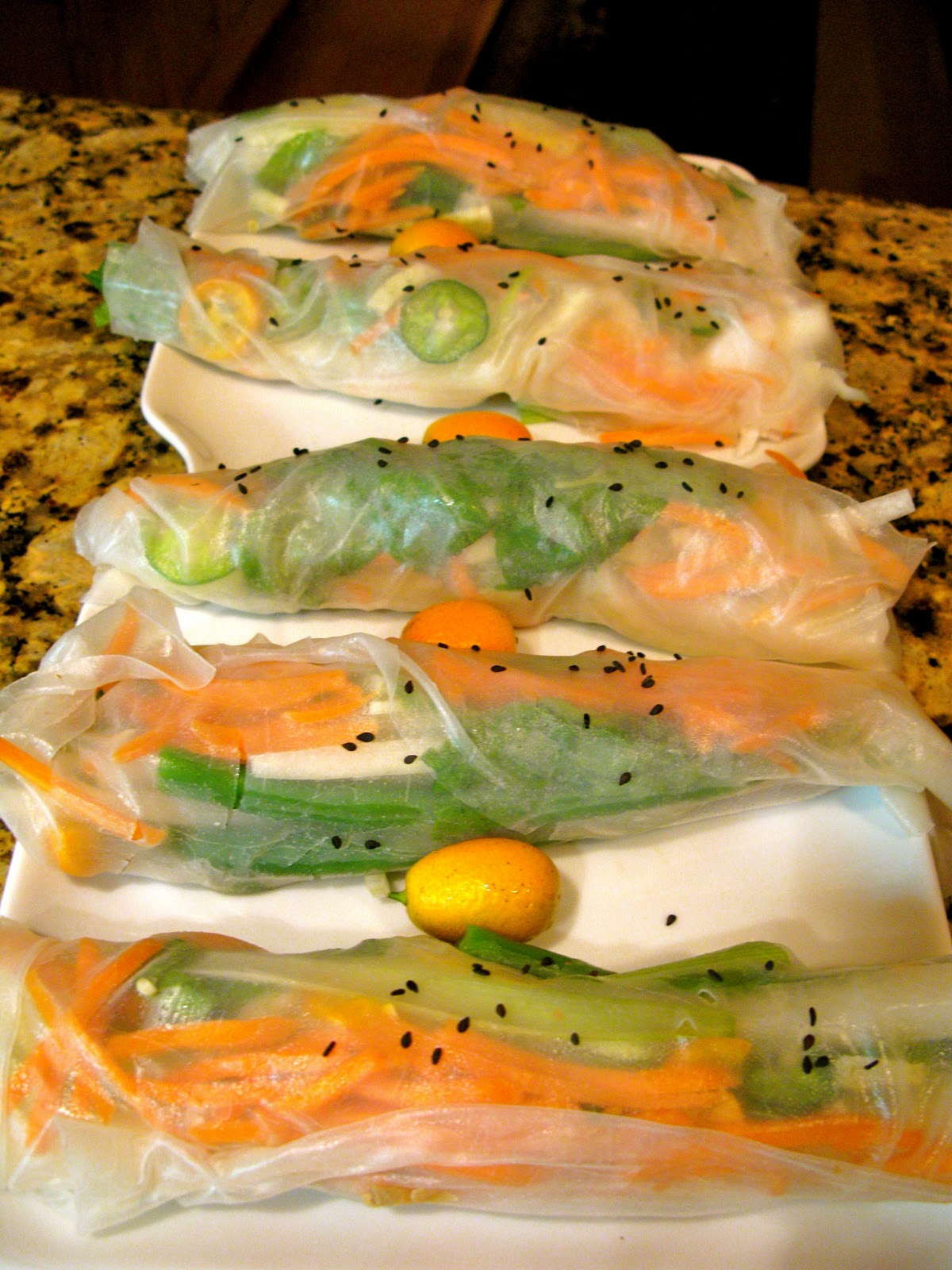 MMM...Food Thai Veggie Wraps with Fried Rice