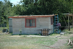 earth rammed coop chicken texas construction everyone project