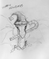 xmas dragon Copyright Jennifer Rose Phillip