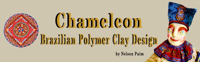 Chameleon  -  Brazilian Polymer Clay  Design