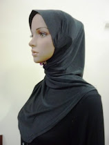 Tudung Scallop Black