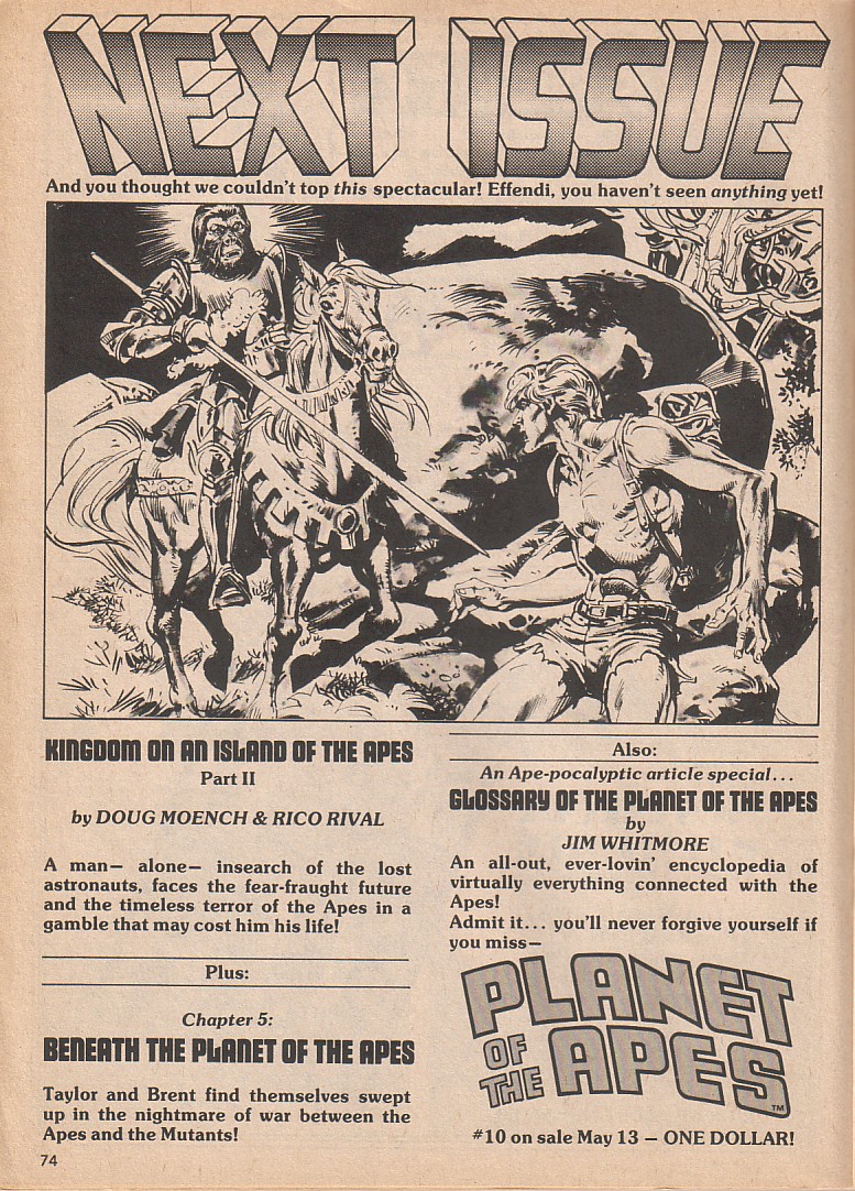 Read online Planet of the Apes comic -  Issue #9 - 74