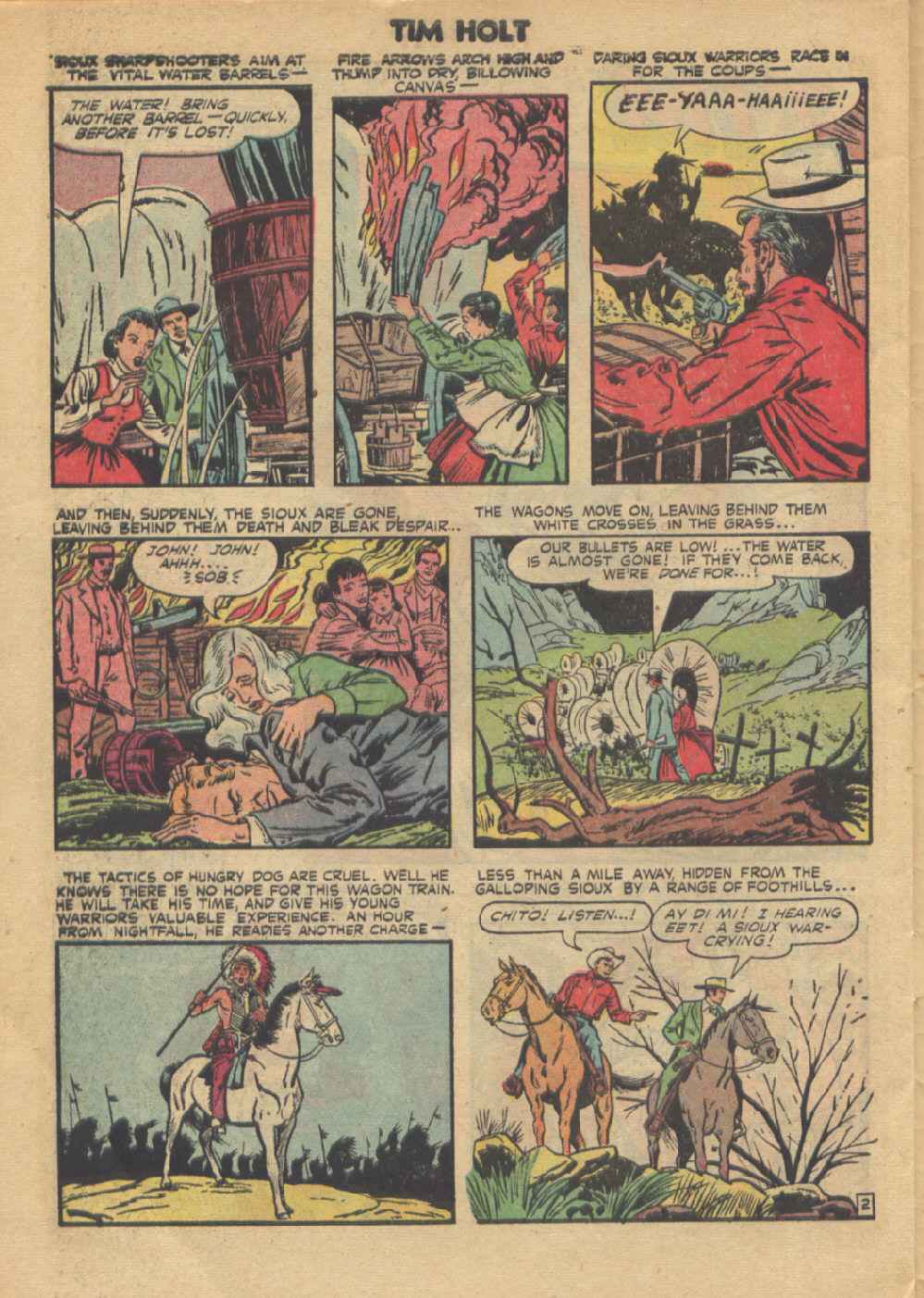 Read online Tim Holt comic -  Issue #31 - 28
