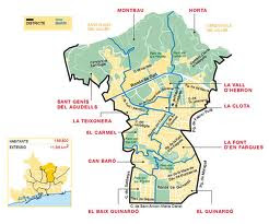 Localització del districte