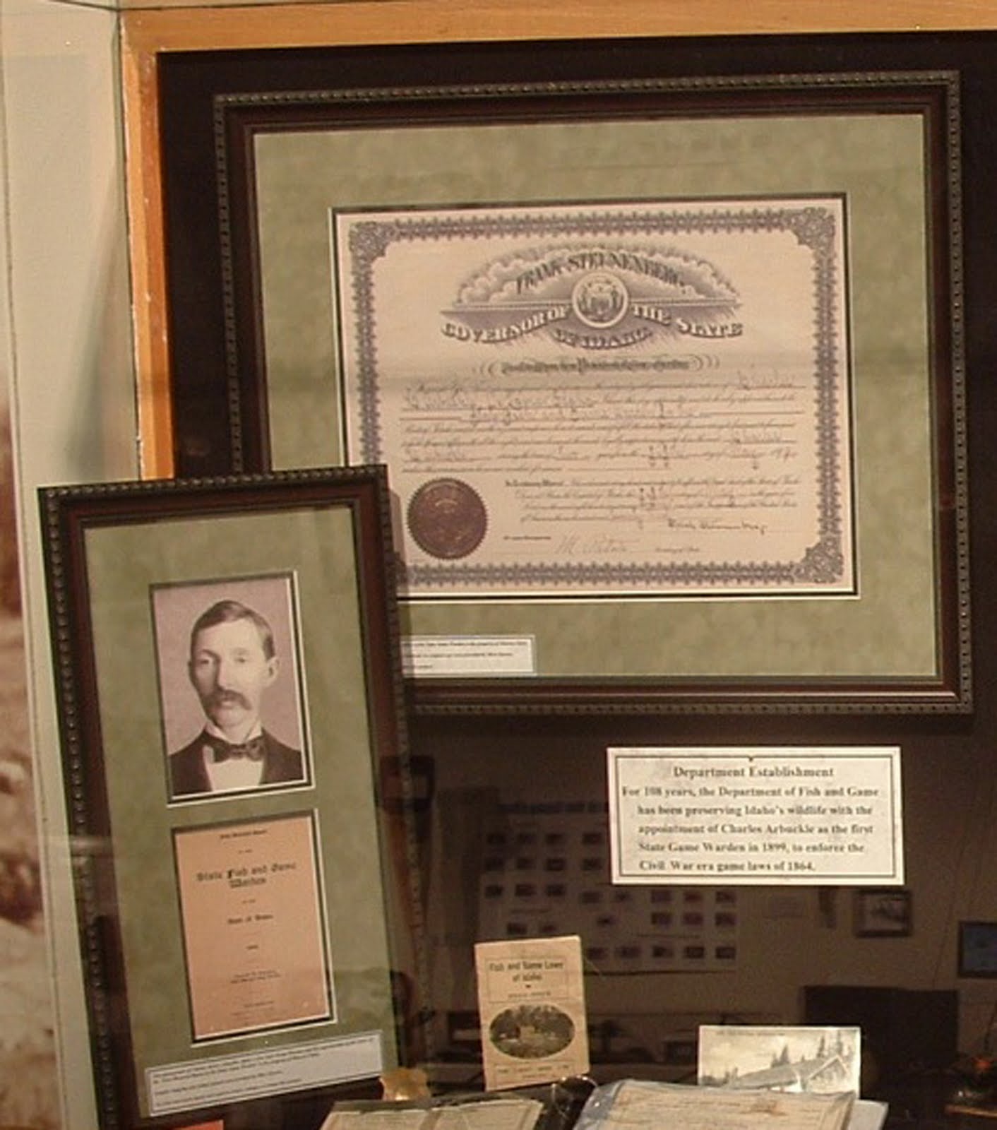 Idaho Meanderings Gov. Steunenberg proclamation creating the Idaho