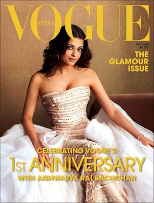 Aishwarya rai vogue magazine on october 2008