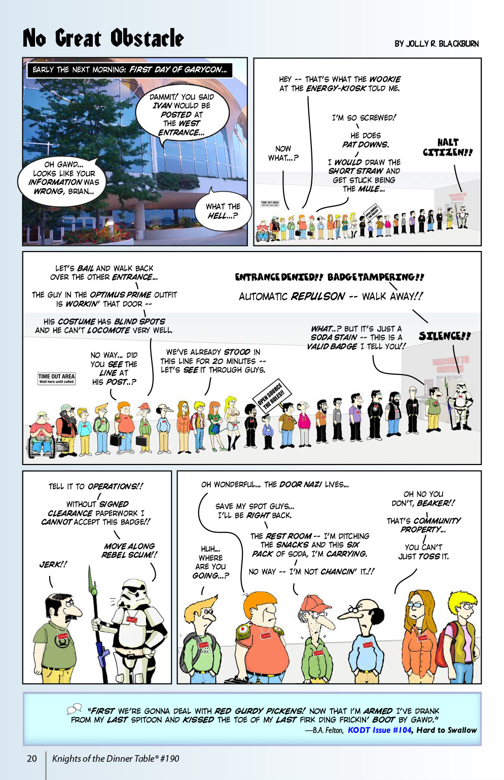 Read online Knights of the Dinner Table comic -  Issue #190 - 22