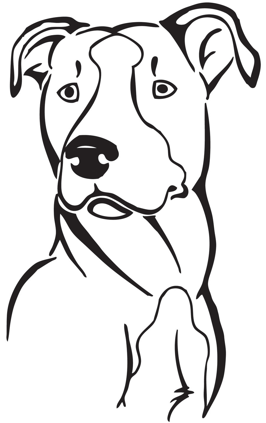 Pitbull Puppy Coloring Pages  Dog Breeds Picture