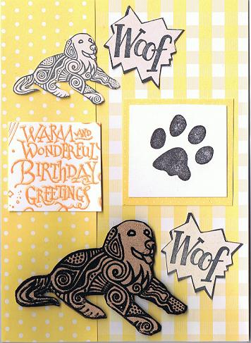 Dog Birthday card