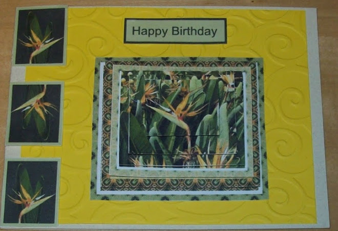 3D card - Flowers in Australia - Happy Birthday!