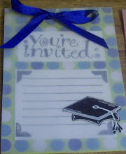 Closer look at 1 of the invitations
