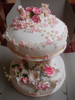 Sample Wedding 2-tier cake
