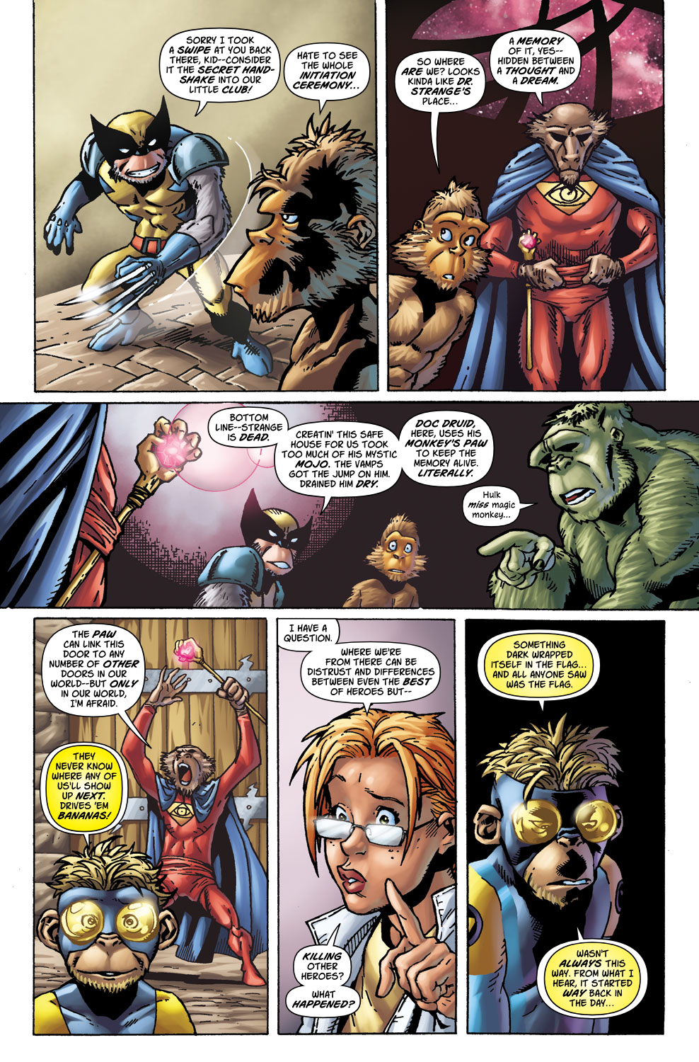 Read online Marvel Apes comic -  Issue #3 - 10