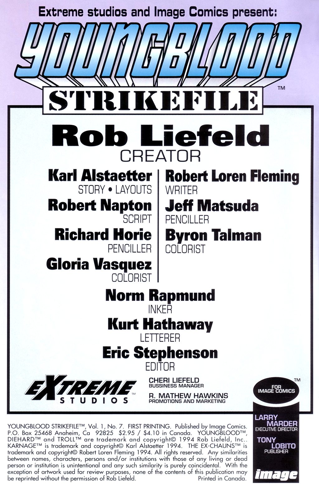 Read online Youngblood: Strikefile comic -  Issue #7 - 2
