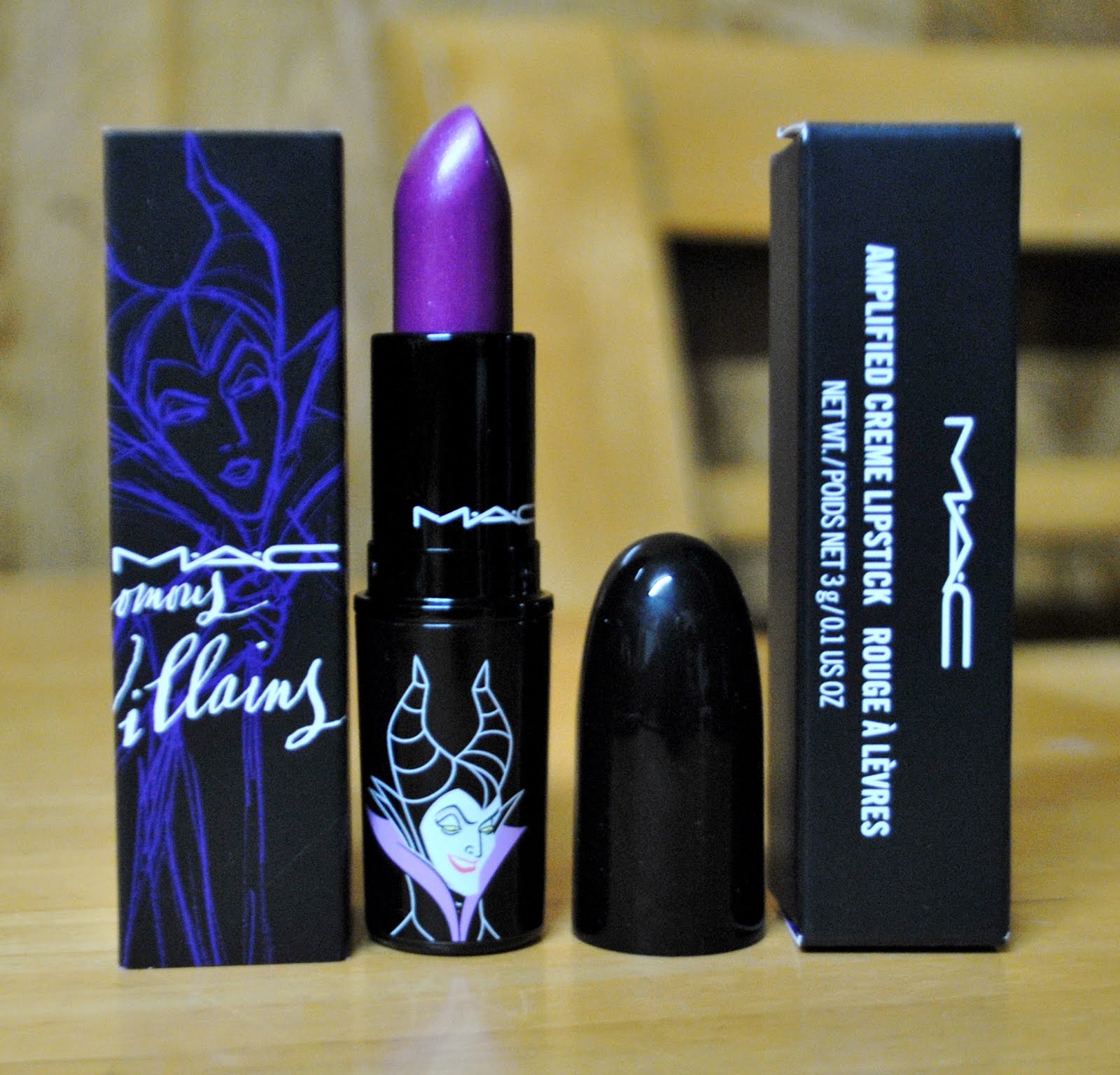 Here's an initial review on MAC LIPSTICK IN VIOLETTA (MALEFICENT VENOM...