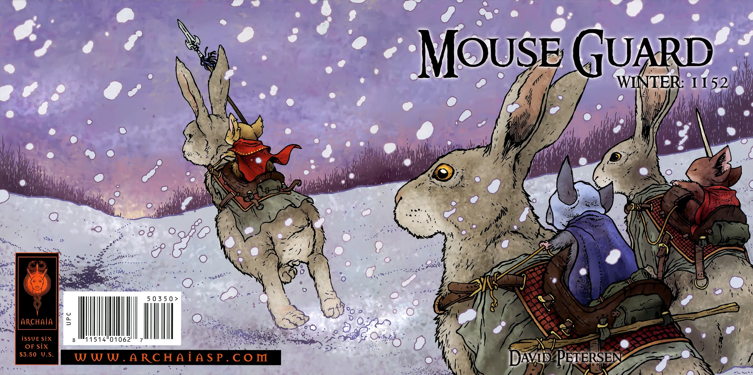 Read online Mouse Guard: Winter 1152 comic -  Issue #6 - 1