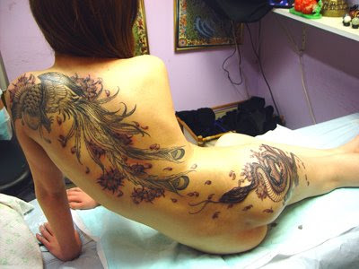 Girl full body tattoos are popular among the girls who want