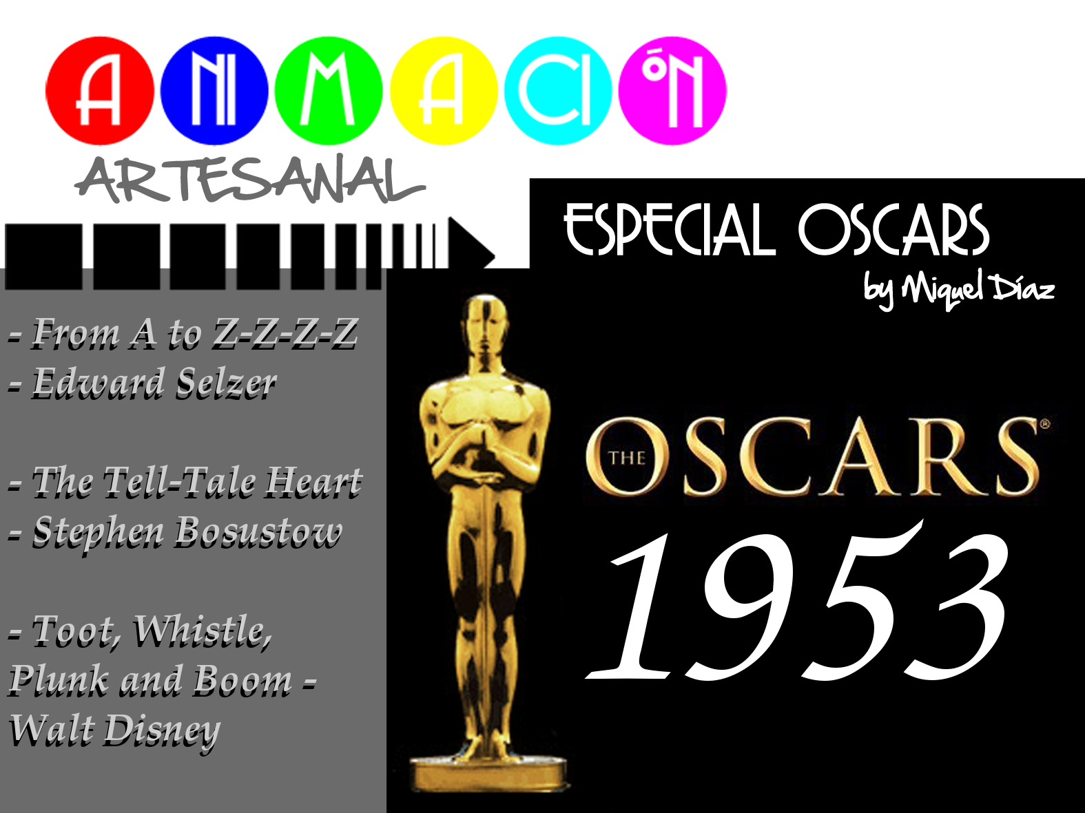 Animacion Artesanal ESPECIAL OSCARS 1953