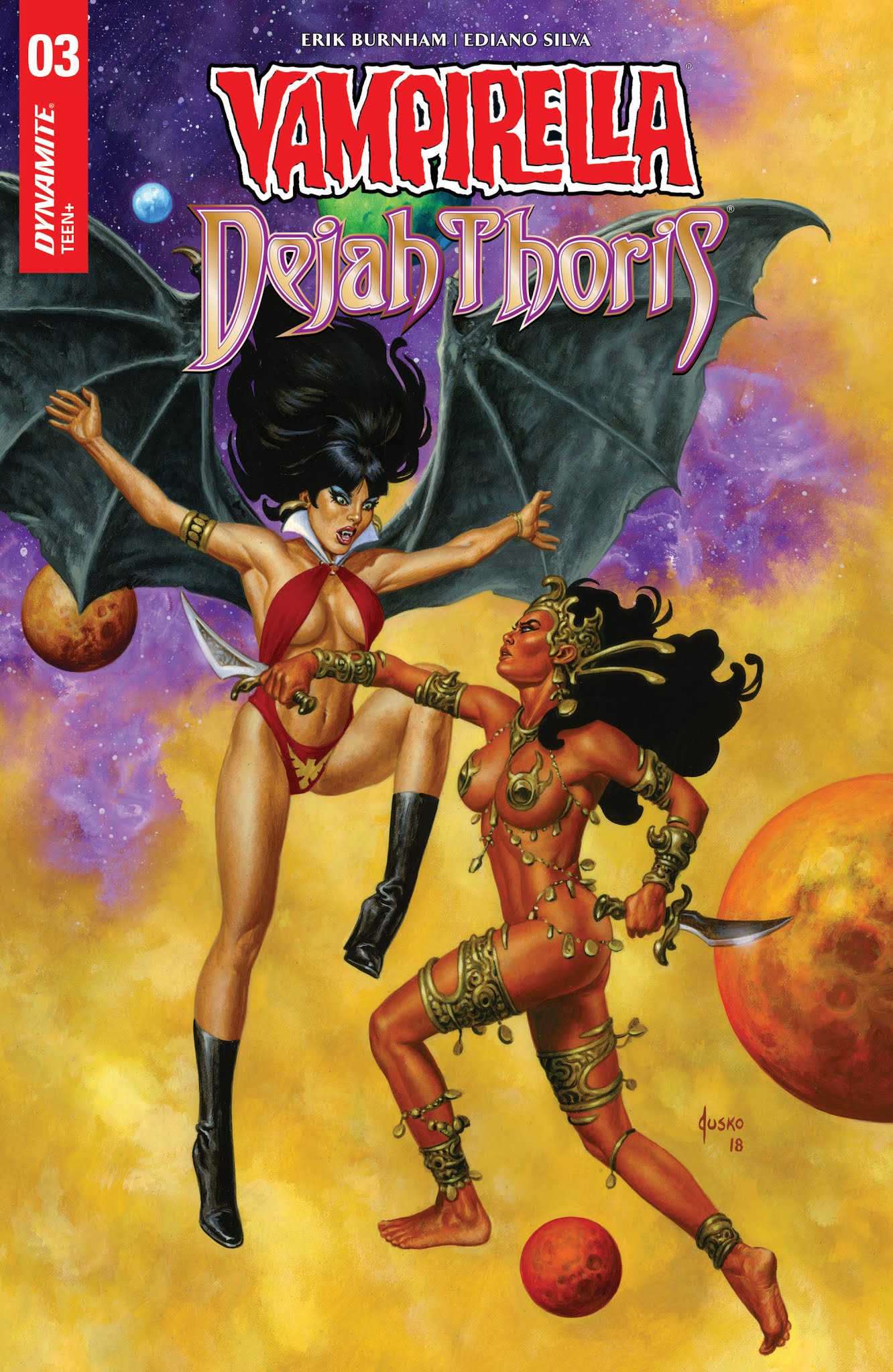 Read online Vampirella/Dejah Thoris comic -  Issue #3 - 4