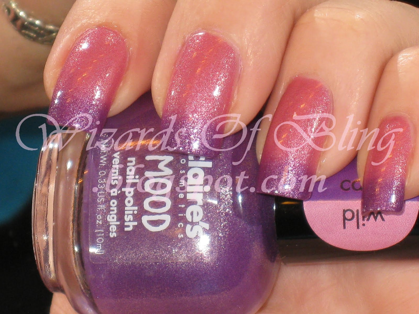 Wizards of Bling Our Claire's Mood polish Win from Sawan