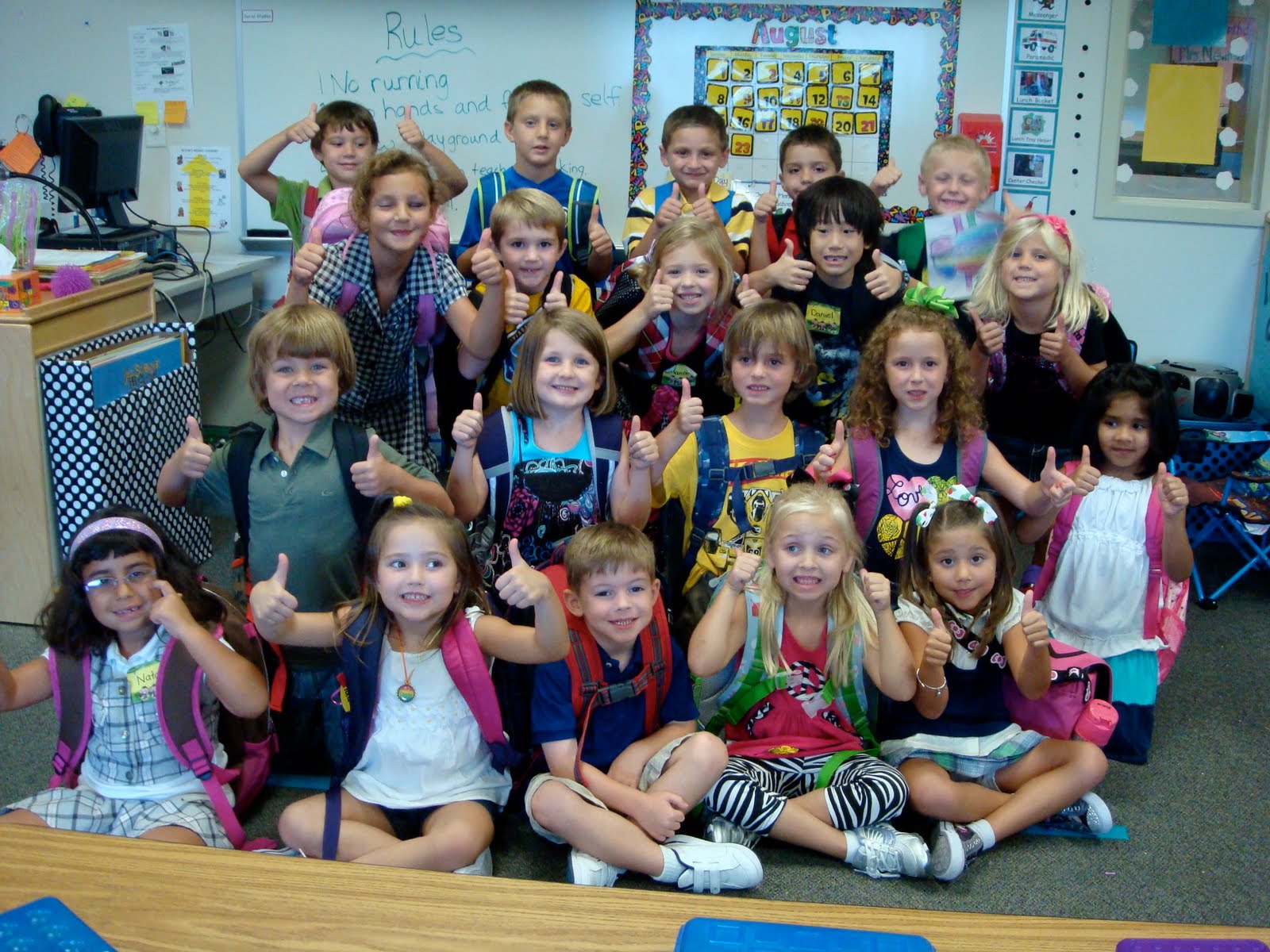 Mrs. Brown's Class FIRST DAY OF SCHOOL!!!