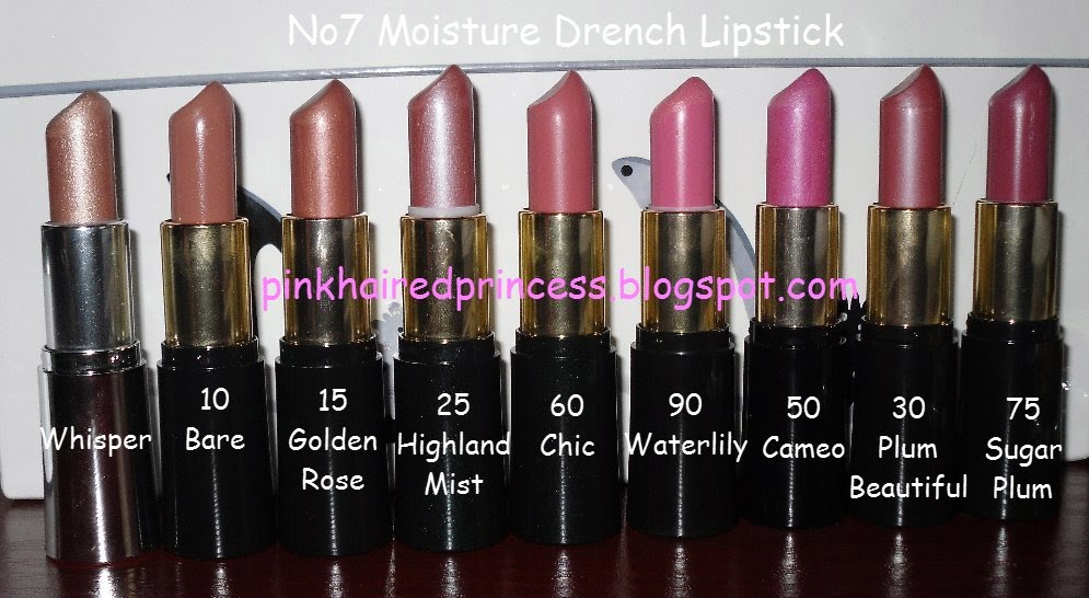 pink-haired-princess-swatches-boots-no7-moisture-drench-lipstick