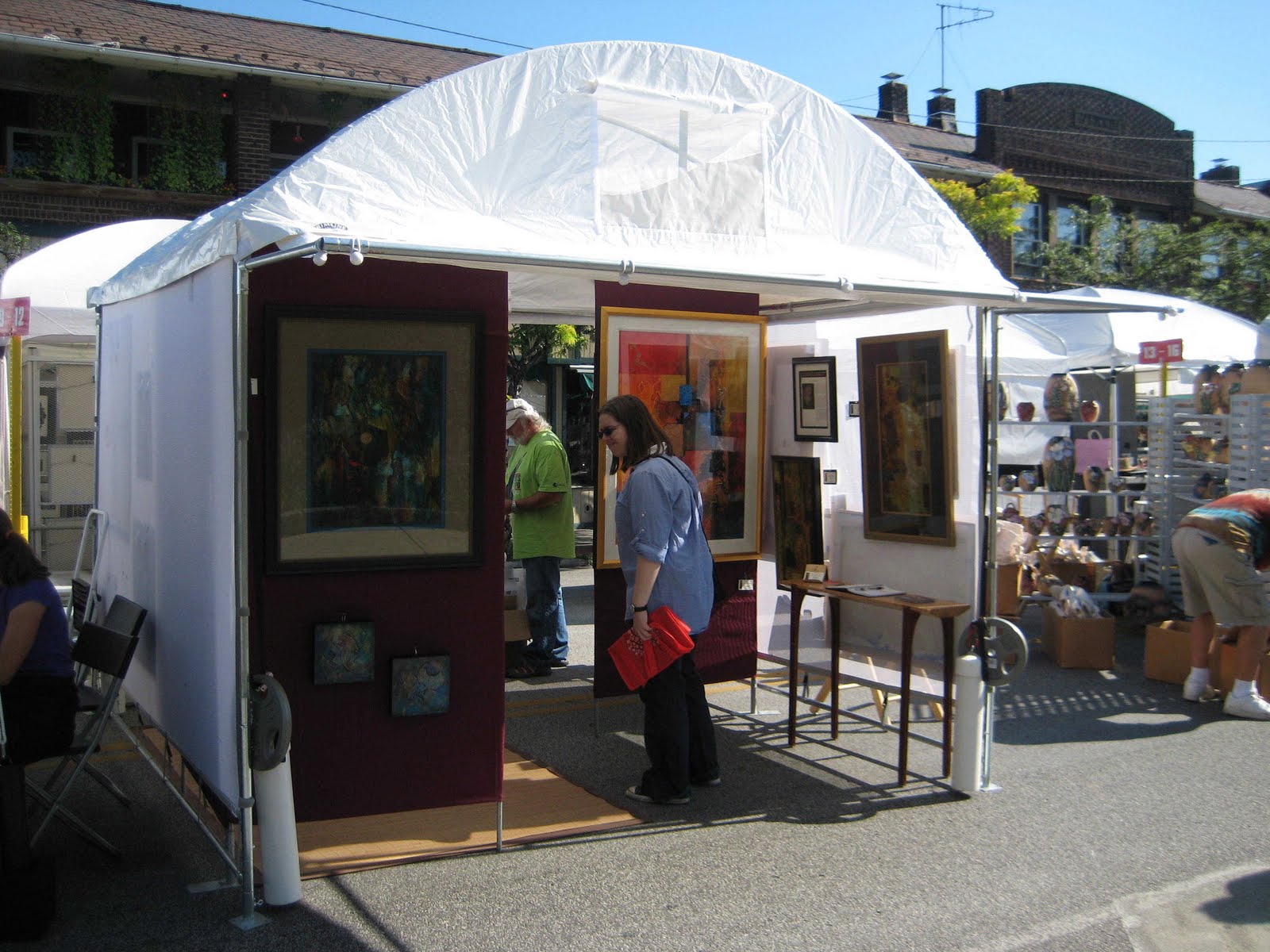 Joe Martino Abstract Art 33rd Annual Lakewood Art Festival