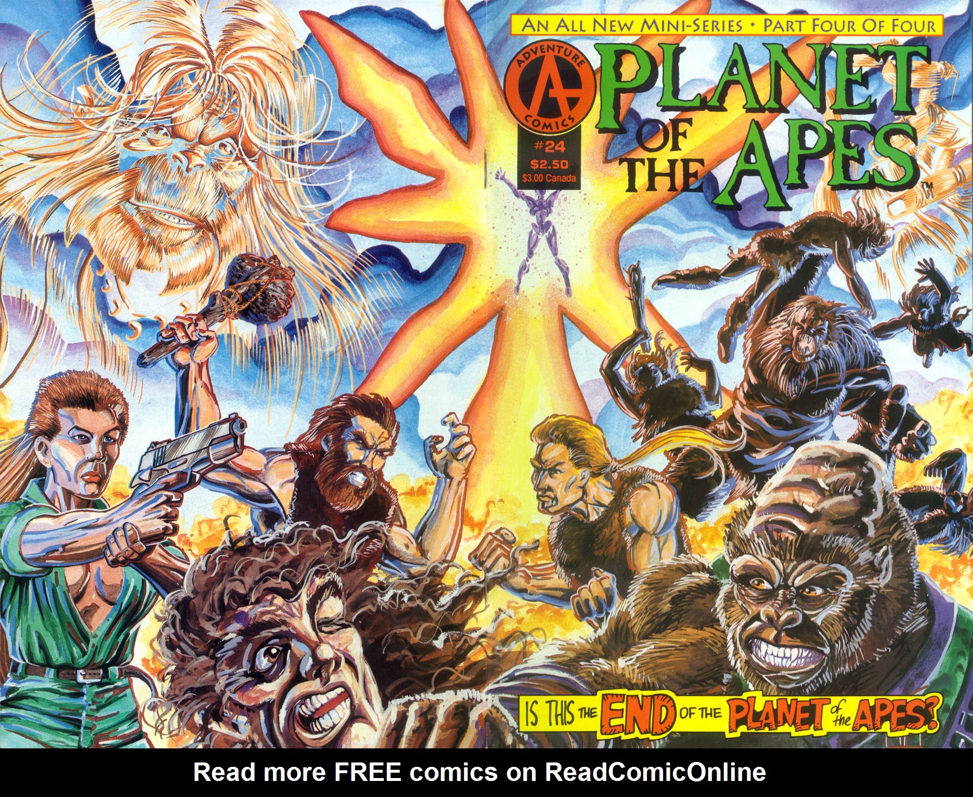 Read online Planet of the Apes (1990) comic -  Issue #24 - 1