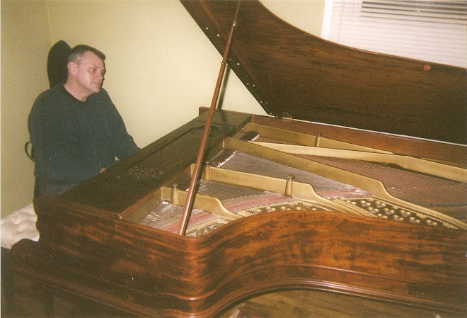 James at the piano