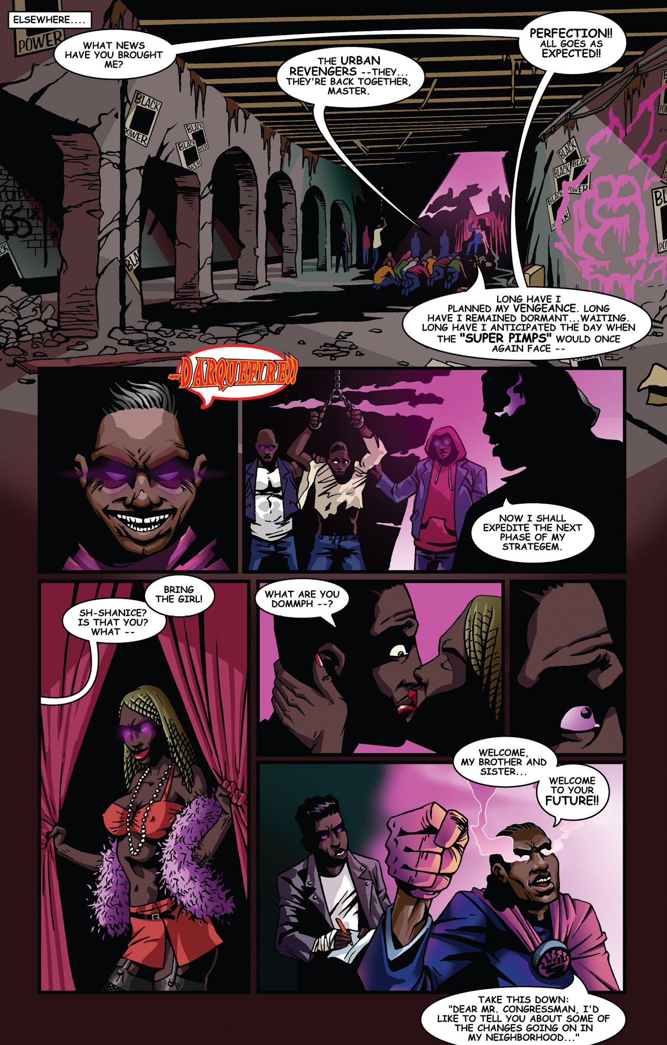 Read online Return of the Super Pimps comic -  Issue #3 - 7