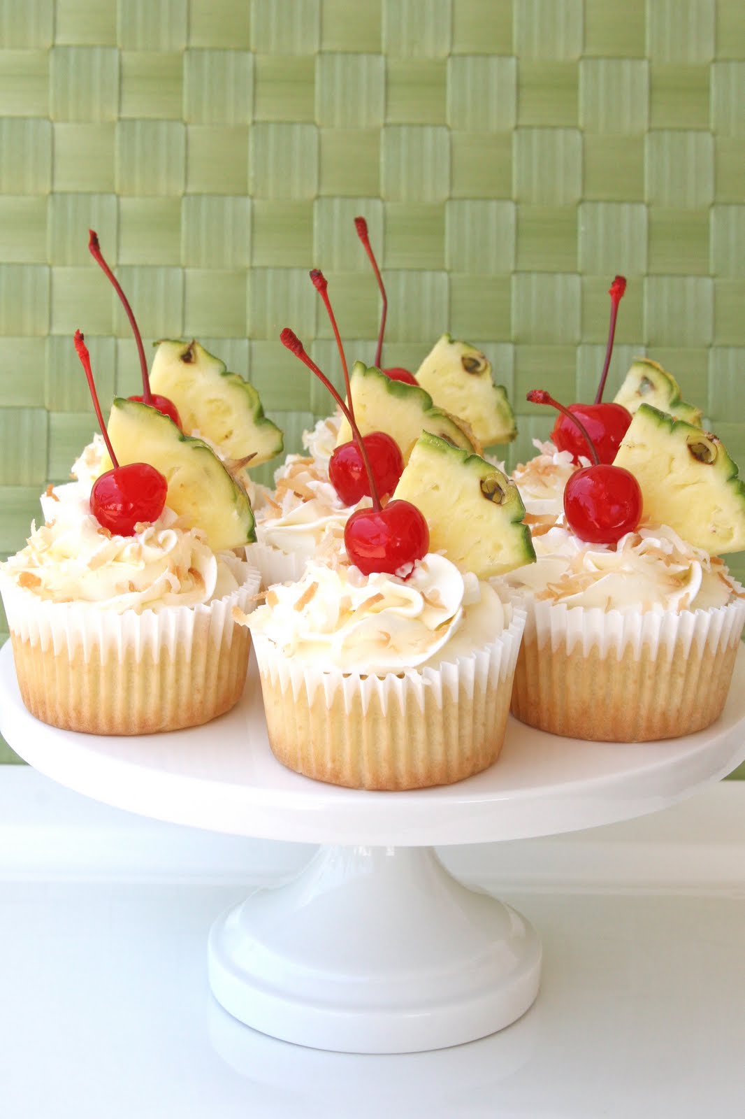 Pina Colada Cupcakes Recipe - Glorious Treats