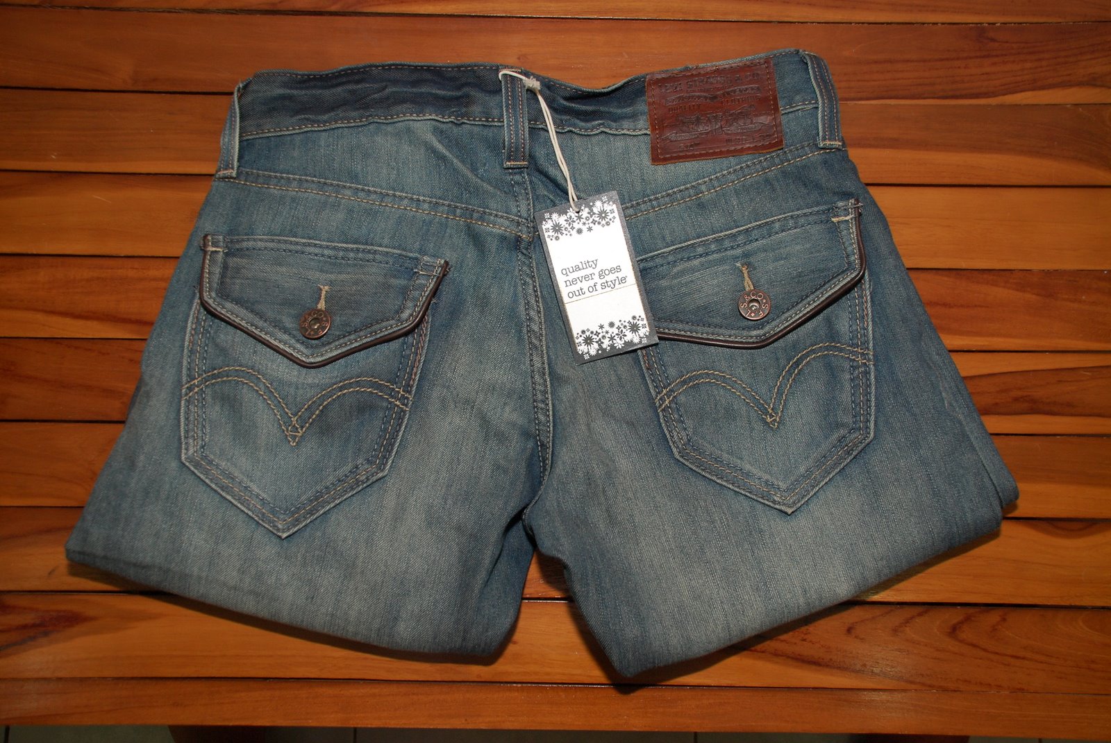 Jeans Original Original Levi's 514 Button Back Pocket 3 stiches