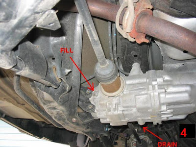 Honda CRV turning Noise: CRV--changing the differential oil