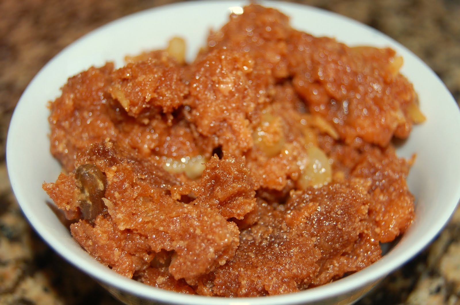 Anju's Kitchen Treasures Rich Bread Halwa