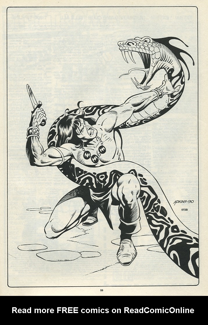 Read online The Savage Sword Of Conan comic -  Issue #185 - 61