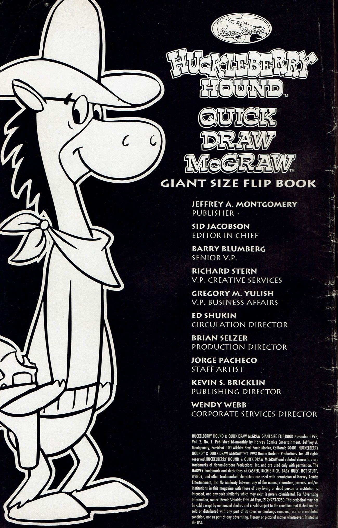 Read online Huckleberry Hound / Quick Draw McGraw Giant Size Flip Book comic -  Issue # Full - 2