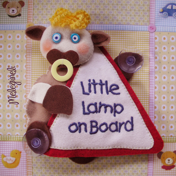 Meleğin Eli Arabada Bebek Var Little Lamb on Board