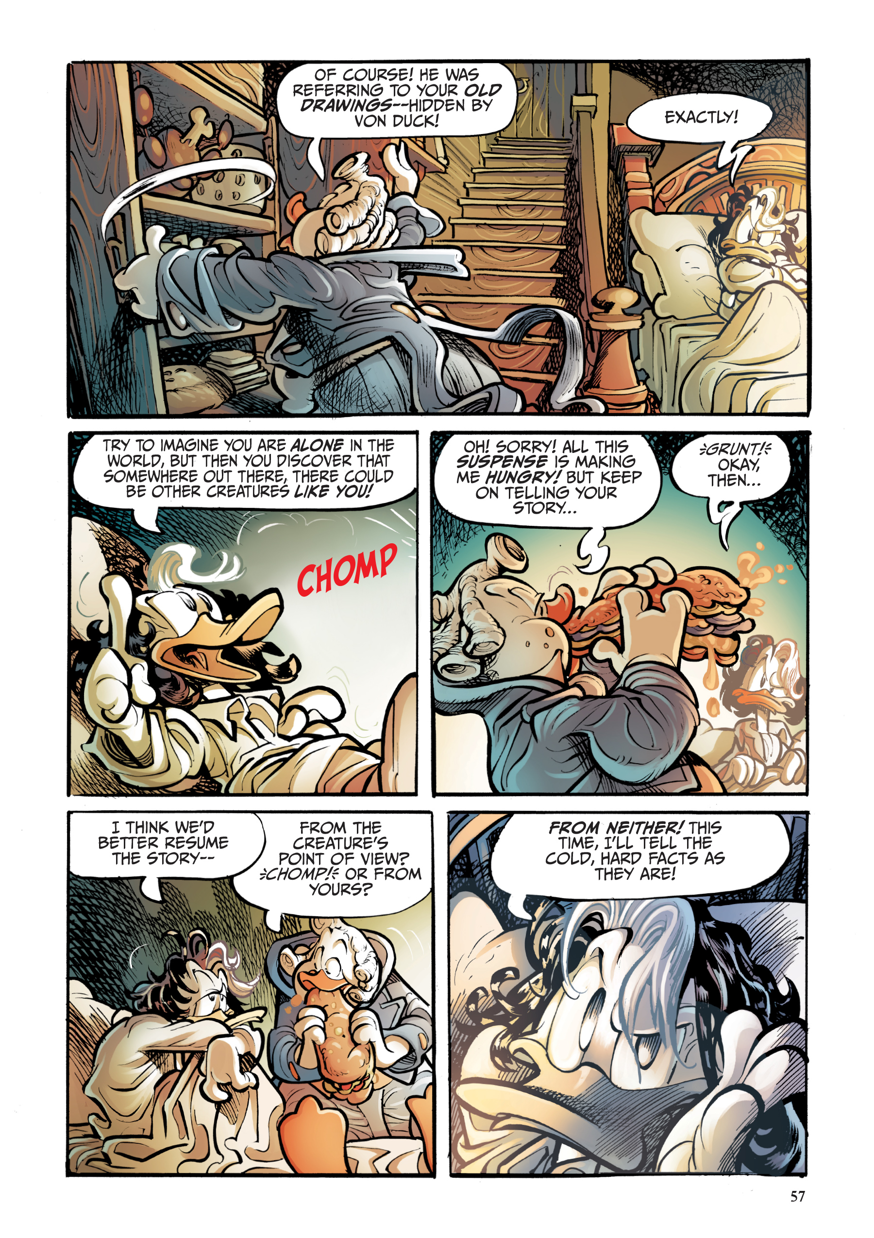 Read online Disney Frankenstein, Starring Donald Duck comic -  Issue # TPB - 57
