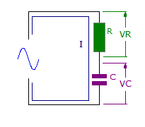 The formula for Series RC circuit with Phasor Diagram - EngineerMaths Power System Consulting