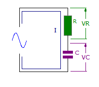The formula for Series RC circuit with Phasor Diagram - EngineerMaths