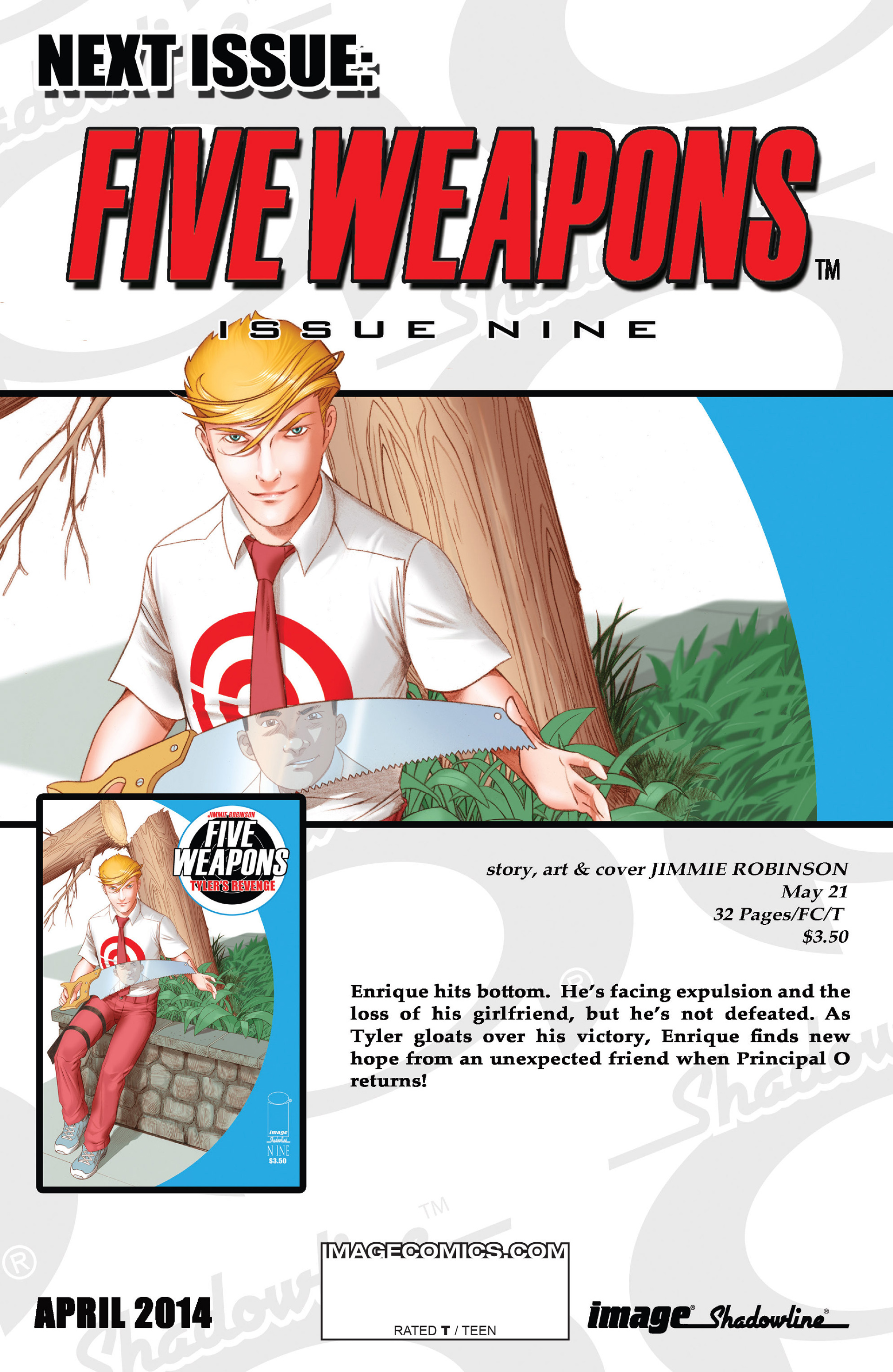 Read online Five Weapons comic -  Issue #8 - 32