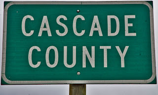 CASCADE COUNTY HIGHWAY SIGN