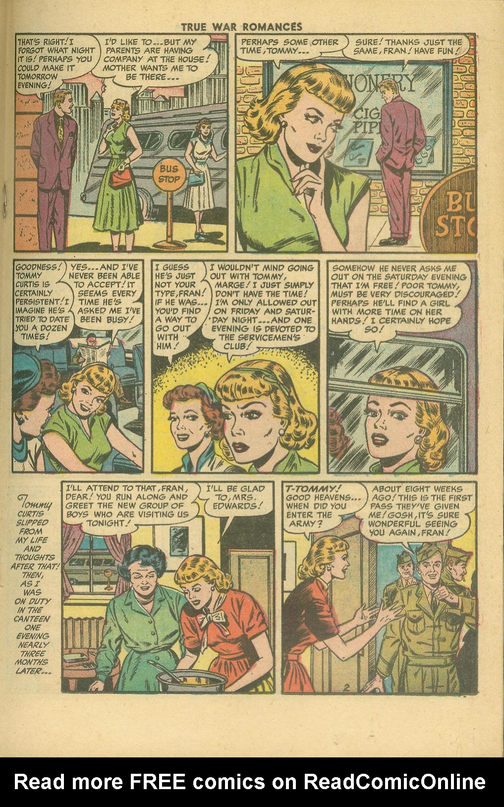 Read online True War Romances comic -  Issue #17 - 19
