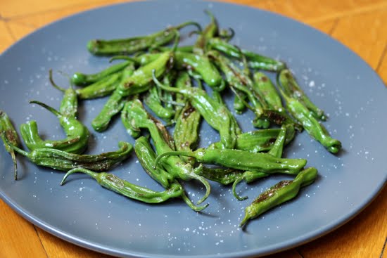 sauteed shisito peppers