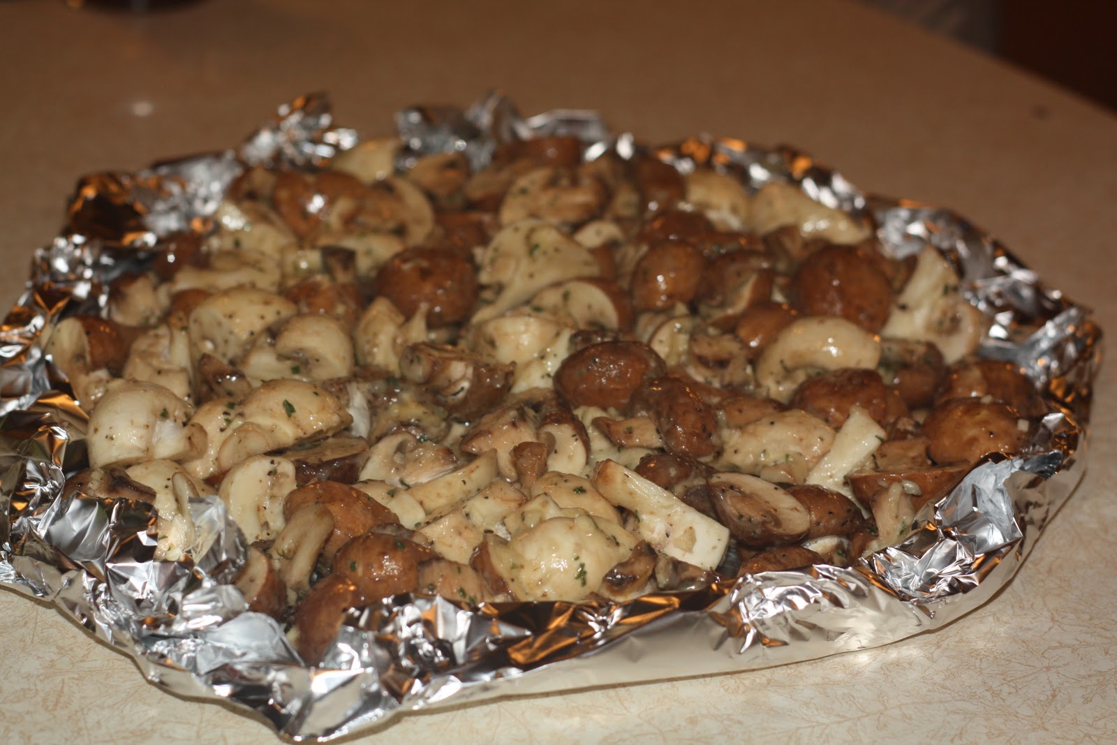 Hopeful Grilled Mushrooms