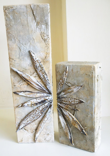 NEW wood plank art palm leaf abstract