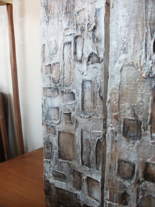 wooden art close up