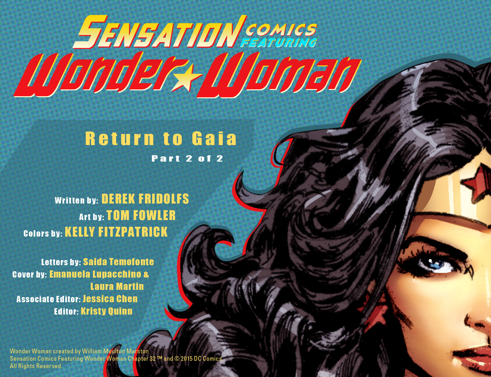 Read online Sensation Comics Featuring Wonder Woman comic -  Issue #32 - 2