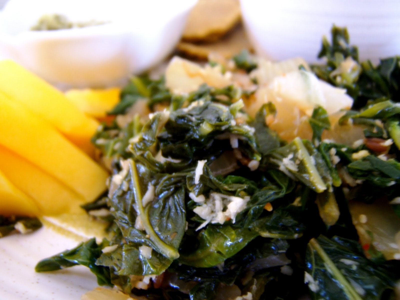 Julia's (Vegan) Kitchen Turnip (?) Greens