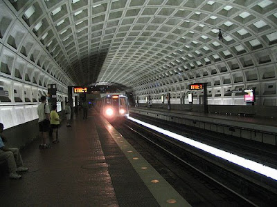 metro station in DC